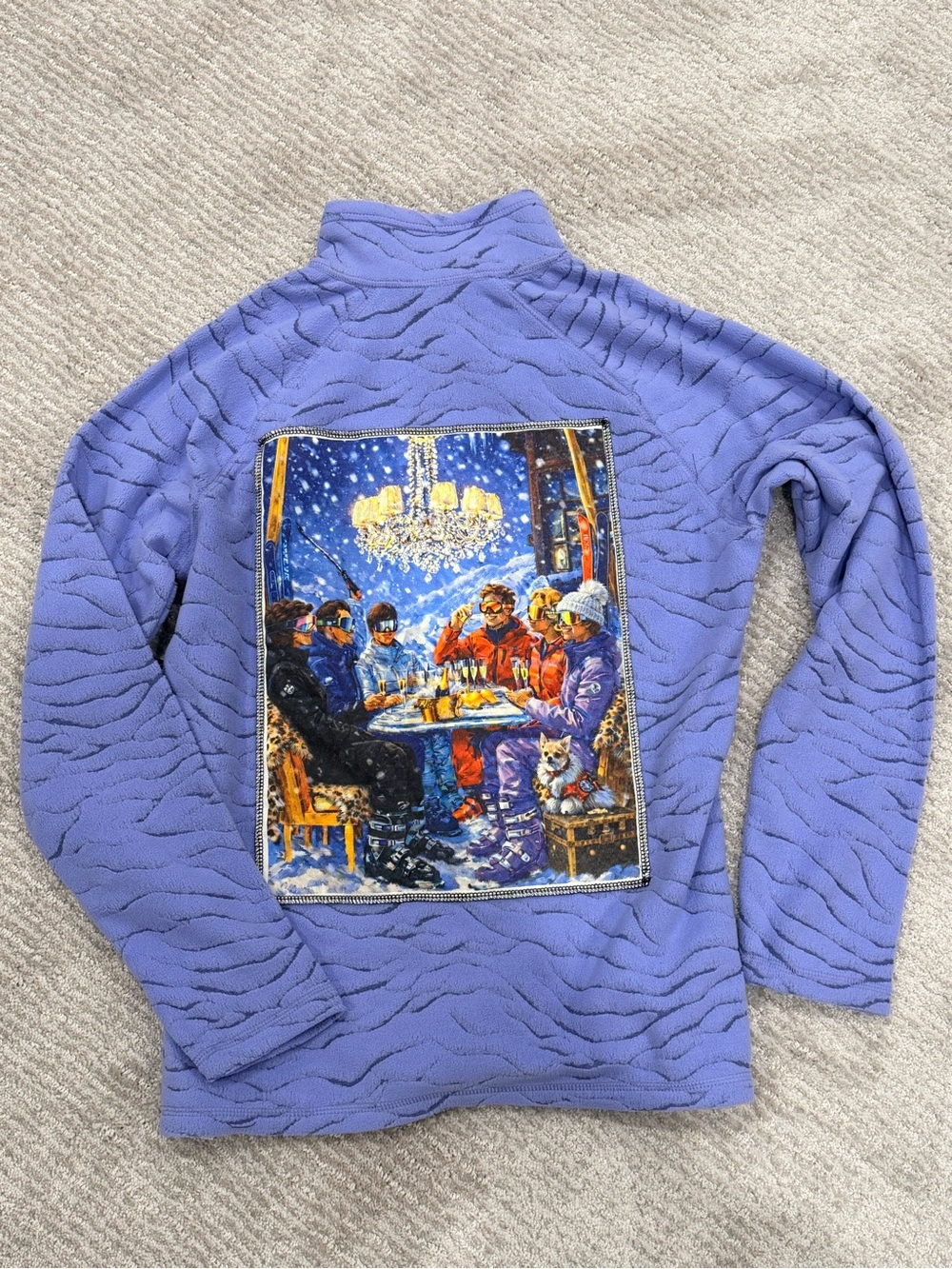 Luxury Fleece Apres ski pull over